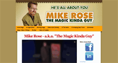 Desktop Screenshot of mikerosemagic.com